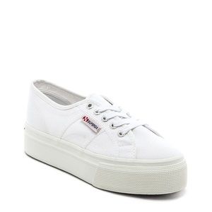 2790 Platform Sneaker in White from Superga. BRAND NEW NEVER WORN